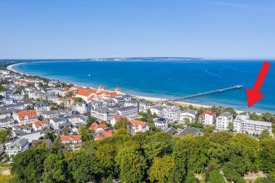 Direkt Am Strand Mit Meerblick Und Sauna - Fewo Strandidyll Binz Exterior foto